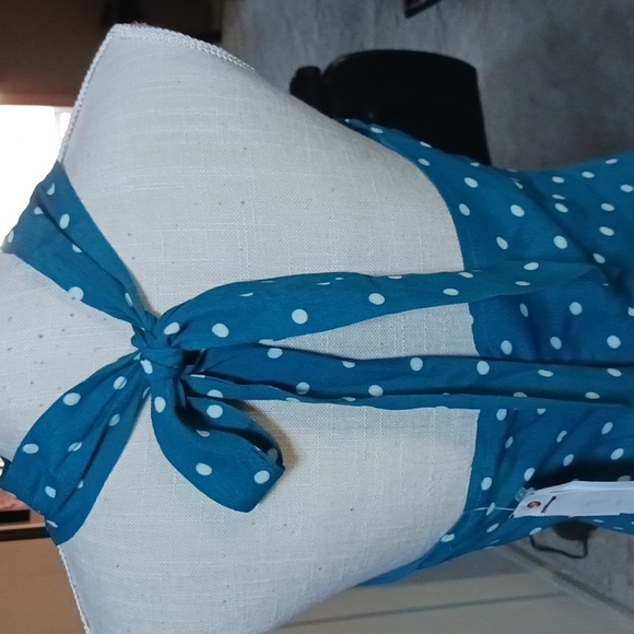 NWT MAXI SUNDRESS TEAL XS/S - Picture 6 of 14